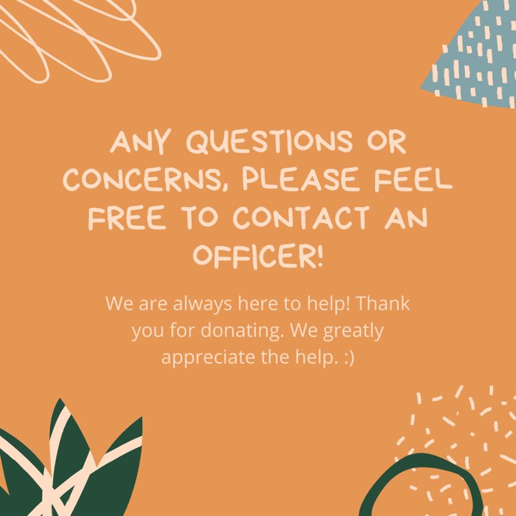 atkhs_hosa's tweet image. #TCProject drop-offs starting tomorrow!!