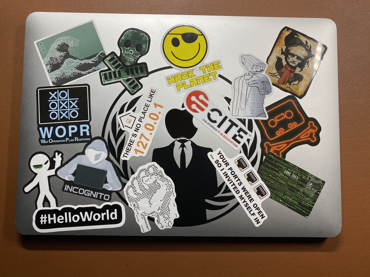 cctomcdermott's tweet photo. @CITE_EDU stickers have made it to a place of honor on the new Mac! #CITE2020 https://t.co/0mdlGUtDZV