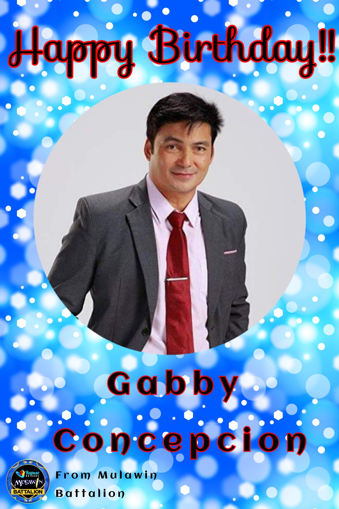 Happy Birthday po Sir Gabby Concepcion Stay safe and God bless po! 