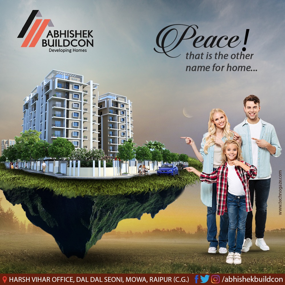 Abhibuildcon's tweet photo. Tastes for the finest that life has to offer!!

📞:+91-9098111333
🌐https://t.co/GYUJ85YkAp

#AbhishekBuildcon #Harshhorizon #2bhk #3bhkflats #flats #luxyuryflats #homesweethome #beautifulhomes #beautifulflat #amazinghomes #raipur https://t.co/WX3tsHFCk8