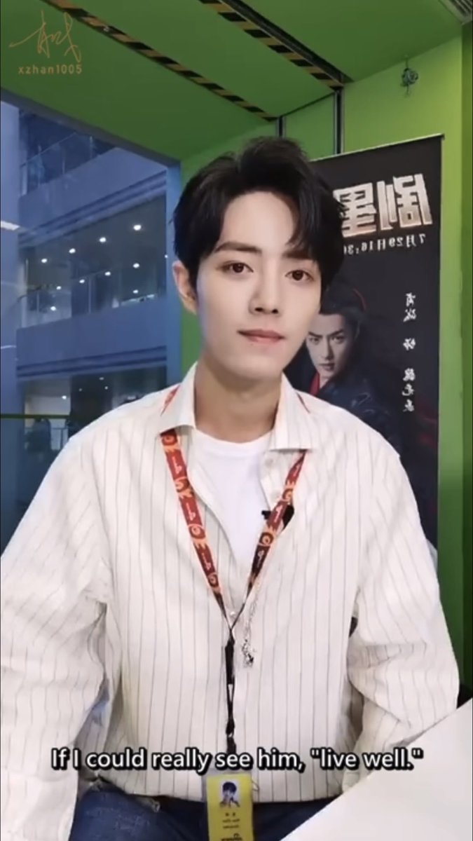 there are so many things he wish he could say to him, but if he had to pick just one? live well.