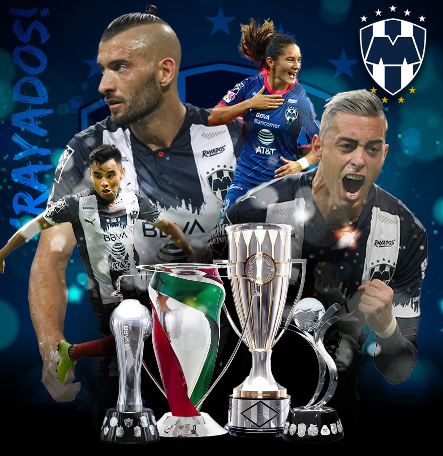 CopaMx's tweet image. ¡El Éxito Rayado! 👏⚽️🥇

Con su título obtenido esta noche en el Estadio BBVA, los @Rayados son  los últimos campeones de:

🏆#LigaBBVAMX 
🏆@TheChampions
🏆#CopaMX

Además, las @Rayadas son las últimas campeonas de la #LigaBBVAMXFemenil. 🔝