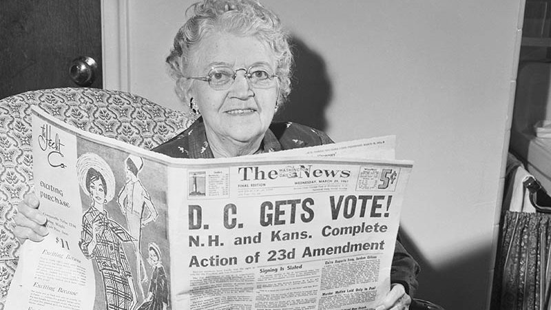 TammiMinoski's tweet photo. NOV 3 1964: Washington D.C. residents were able to #VOTE  for President for the first time. The Johnson-Goldwater election was the first after the passage of the #23rdAmendment in 1960. https://t.co/e7YDvO6sUp #USHistory https://t.co/Bp5GNQ4DZe