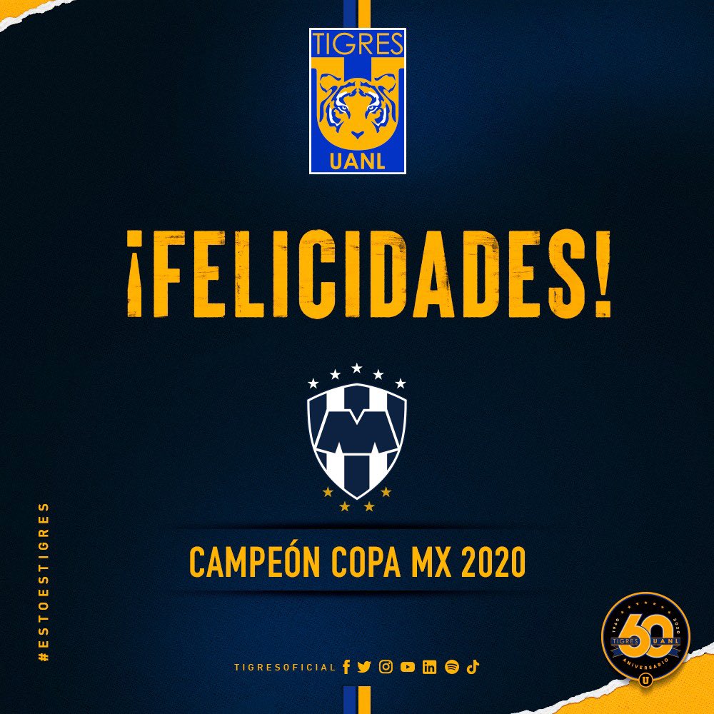 TigresOficial's tweet photo. Salud por esa @CopaMx.

#PerfilTigre 💪🏼 #EstoEsTigres 🐯 https://t.co/Nu83wgWU7E