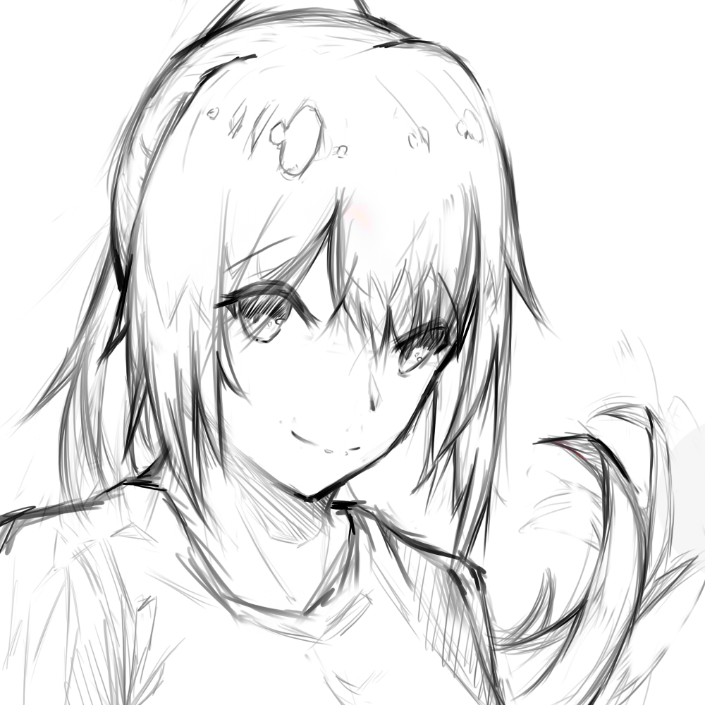 fishlinyl's tweet photo. 元々はただの落書きだが、書いて終わった後でみるとなんだか団長と似てるな https://t.co/RNOn9ZTR80