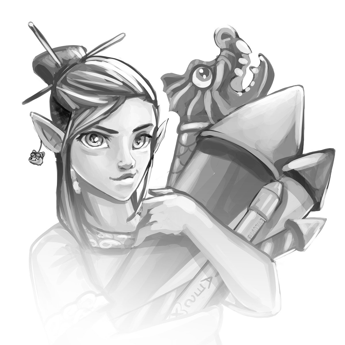 Ziggafee's tweet photo. Inktober daily elf Day 14-16
https://t.co/4dfrSfkWjD
#elf #elfgirl #photohsop #adobe #characterportiatsketch #digitalart #Inktober #inktober2020 https://t.co/tdOnyVXJcY