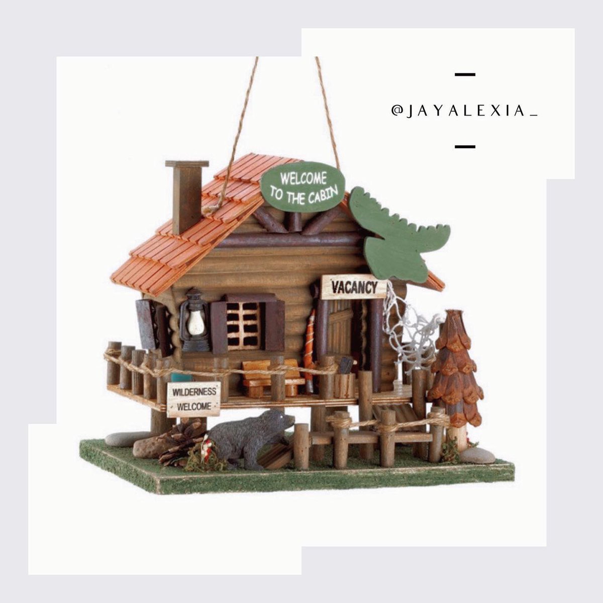 jayalexia_'s tweet photo. Welcome To The Cabin Birdhouse

🚚 Fast and Free Shipping 
📦 Brand New
🔒 30 Day Purchase Protection
🚛 Bulk Shipping Prices Available
🧐 Click Below to Learn More
⬇️Click Below to Place Order⬇️

⁣ https://t.co/jccfBU2PEA

#birdhouse #birdhouses #wooden #homedecor #cute https://t.co/J0d4Udl7Gy