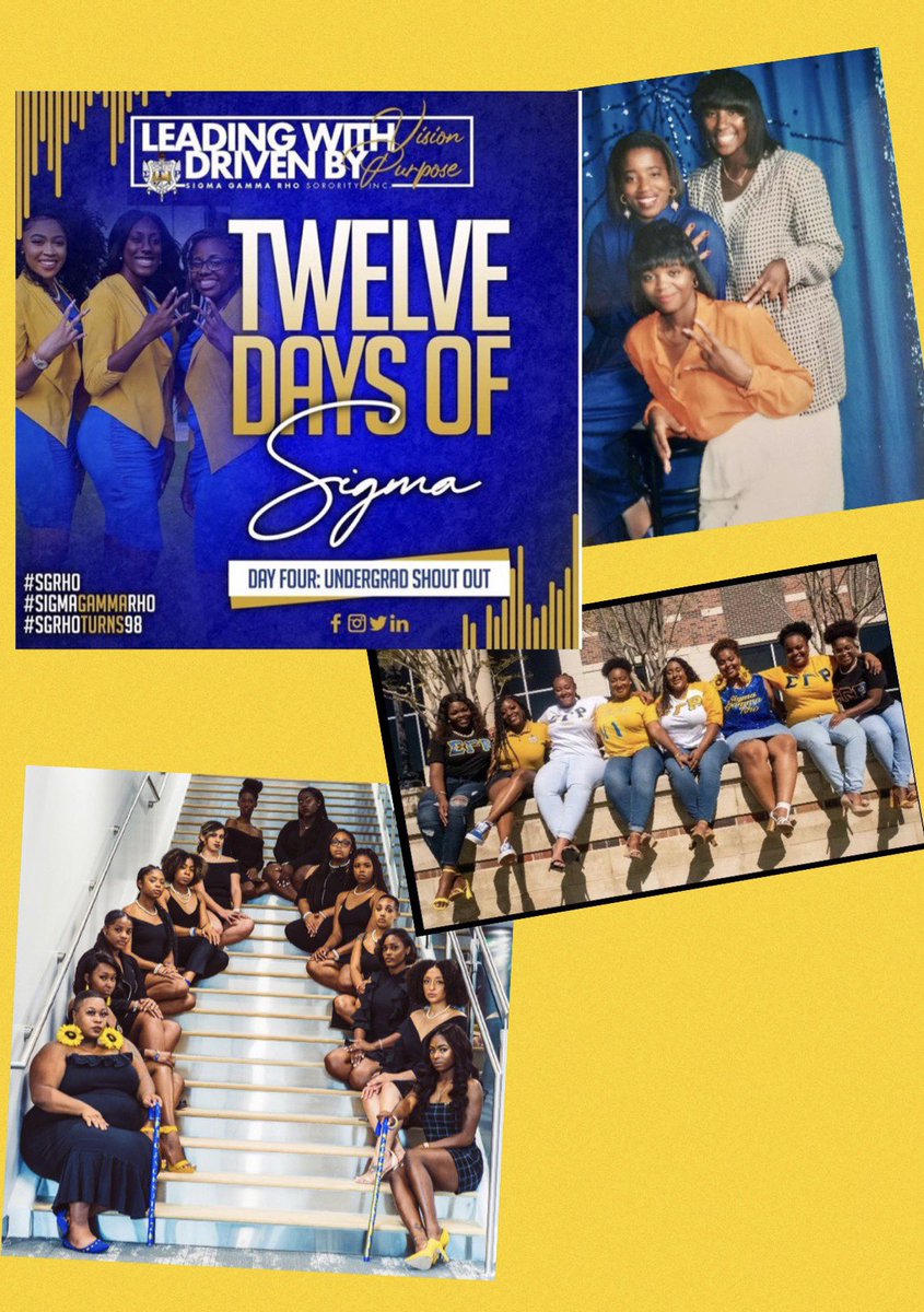 AuthorPatTucker's tweet photo. 12 Days of Sigma: shout out to our Undergrads... The Audacious Alpha Lambda at TSU and the Devine Delta Alpha chapter at PVAMU.....  from the past to the present our future is #Golden 
#SGRho
#SigmaGammaRho
#SGRhoTurns98
#Greater
#PrettyPoodles
#Bronzebombshell💋
#watchusprance🐩 https://t.co/UAWRaeckMC