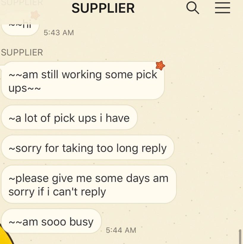 Borahea_Kshop's tweet photo. #KPOPHEAVENMASSUPDATES #KHUpdates
Hello!
Since there are people asking for updates😅 here is a reply from k addy unnie
She already started picking up the goods a few days ago and please be reminded that we are not the only one who she supplies and uses her address so https://t.co/gwTGErLLaO