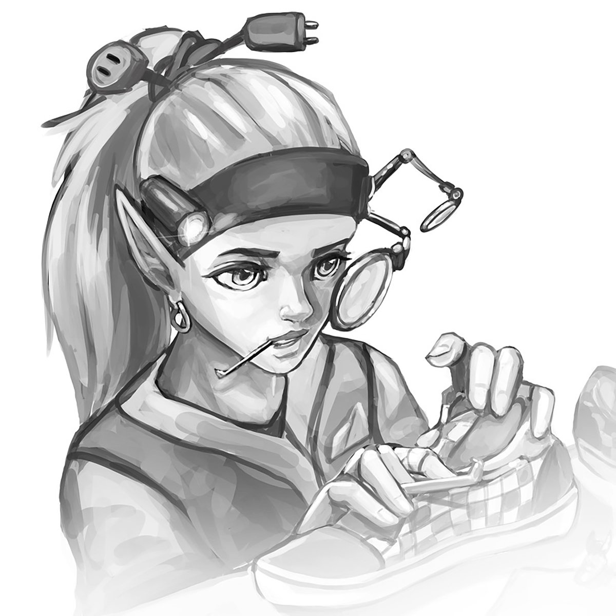 Ziggafee's tweet photo. Inktober daily elf Day 28-31
https://t.co/4dfrSfkWjD
#elf #elfgirl #photohsop #adobe #characterportiatsketch #digitalart #Inktober #inktober2020 https://t.co/Lrb82uIG2r