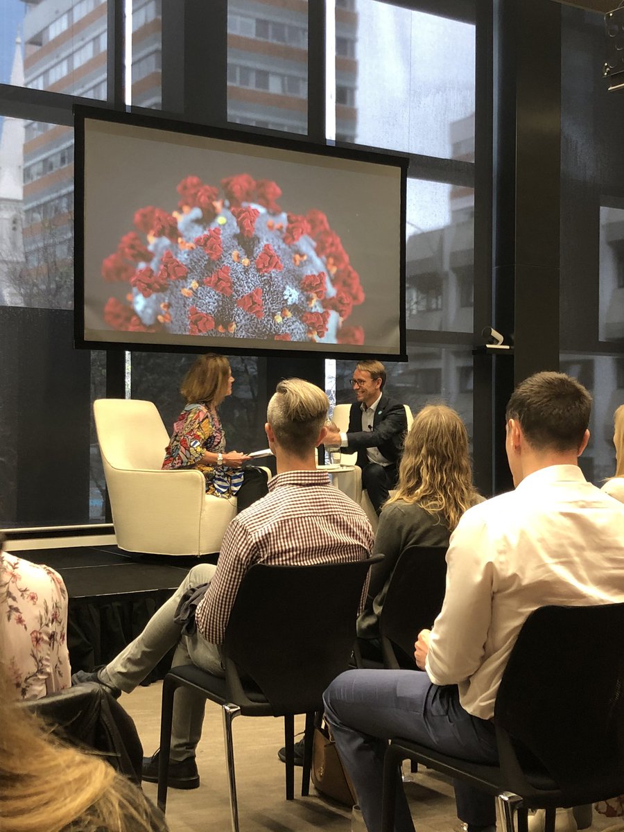 Yarns with Dr Ashley Bloomfield: “I used to fist pump if I got through a media stand-up without mentioning PPE” - what a guy! <a href="/PR_InstituteNZ/">PRINZ</a>