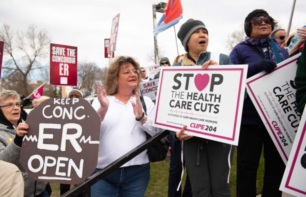 Not to mention support staff and nurses were raising concerns over ICU and ER closures, on the streets and in the board rooms right into 2019.