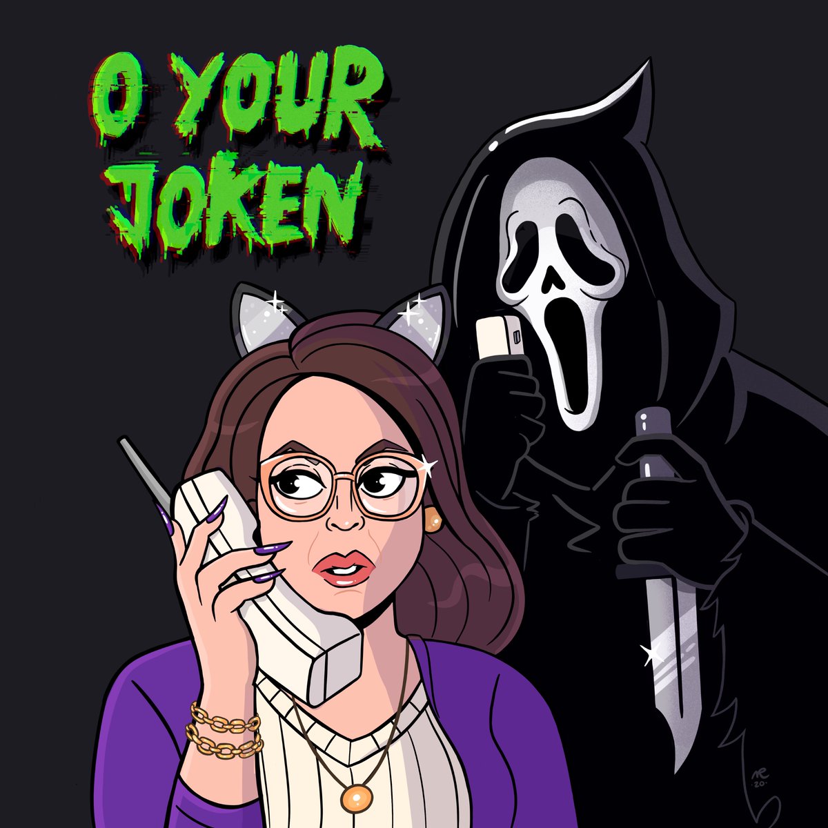 CherylynBarnes's tweet photo. omfg tysfm @paperwombat for this gorjus scream pix wats based on mi haloween pocdast last week sort of thing xoxox https://t.co/iLIPV2ugBe