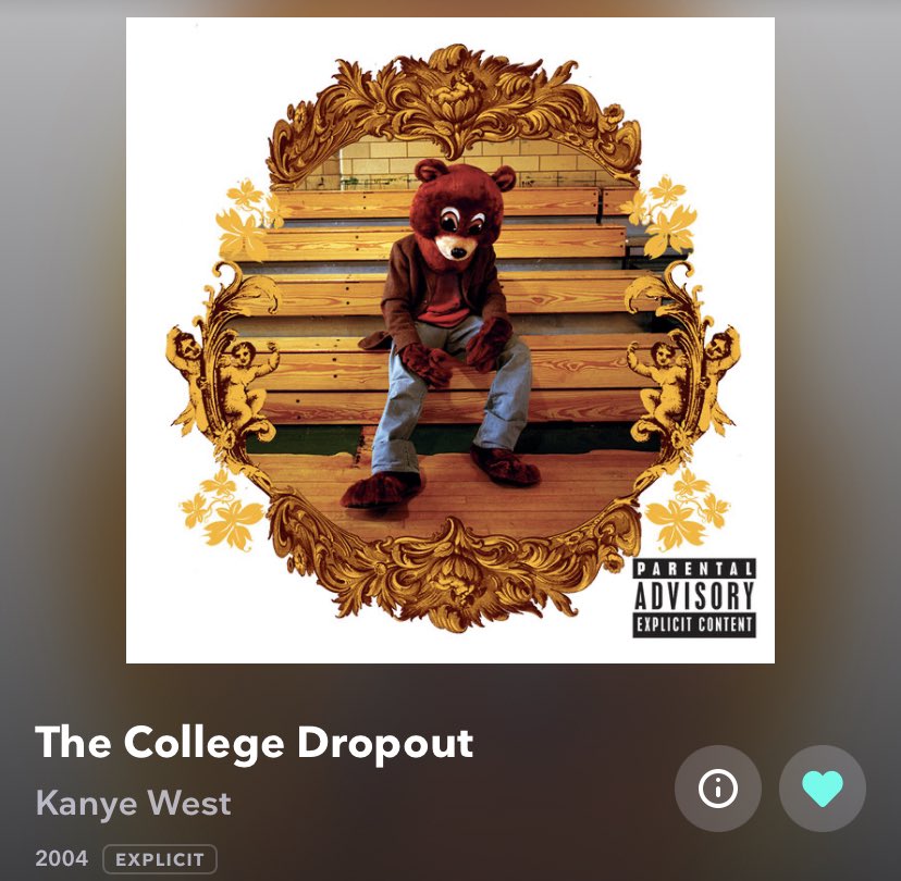 This stretch of “College Dropout” blaps made me a kanye stan