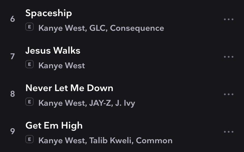 This stretch of “College Dropout” blaps made me a kanye stan