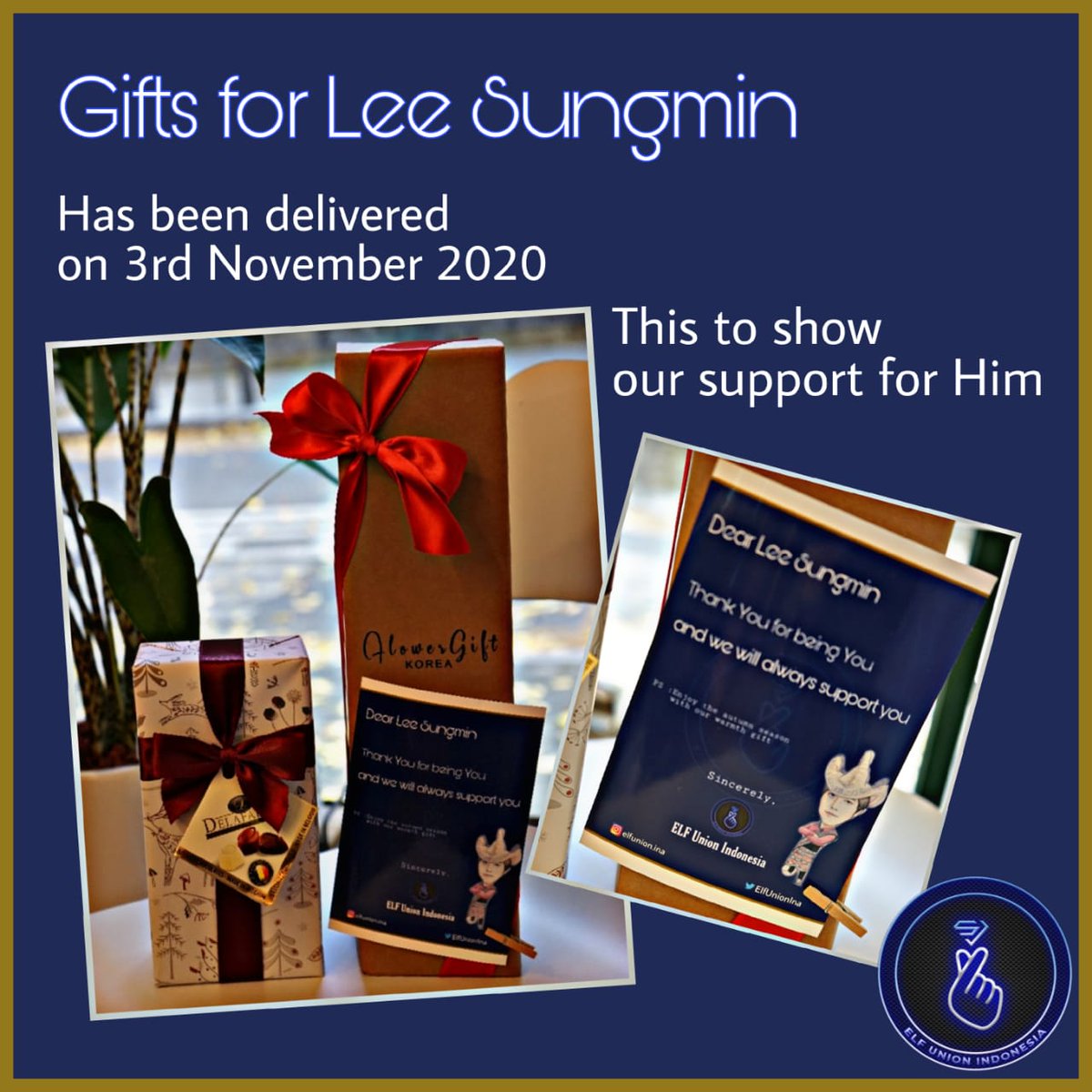 ElfUnionIna's tweet photo. Dear @LIU_Sungmin
Thank you for being you and we will always support you.. 💙
PS : Enjoy the autumn season with our warmth gift..
#15thAnniv_WalkTogether #달려온15주년_손잡고걸을까 #SuperJunior #LeeSungmin #ELFUnionIndonesia #ELFIndonesia #ELFforELF https://t.co/xBwVg281Ge