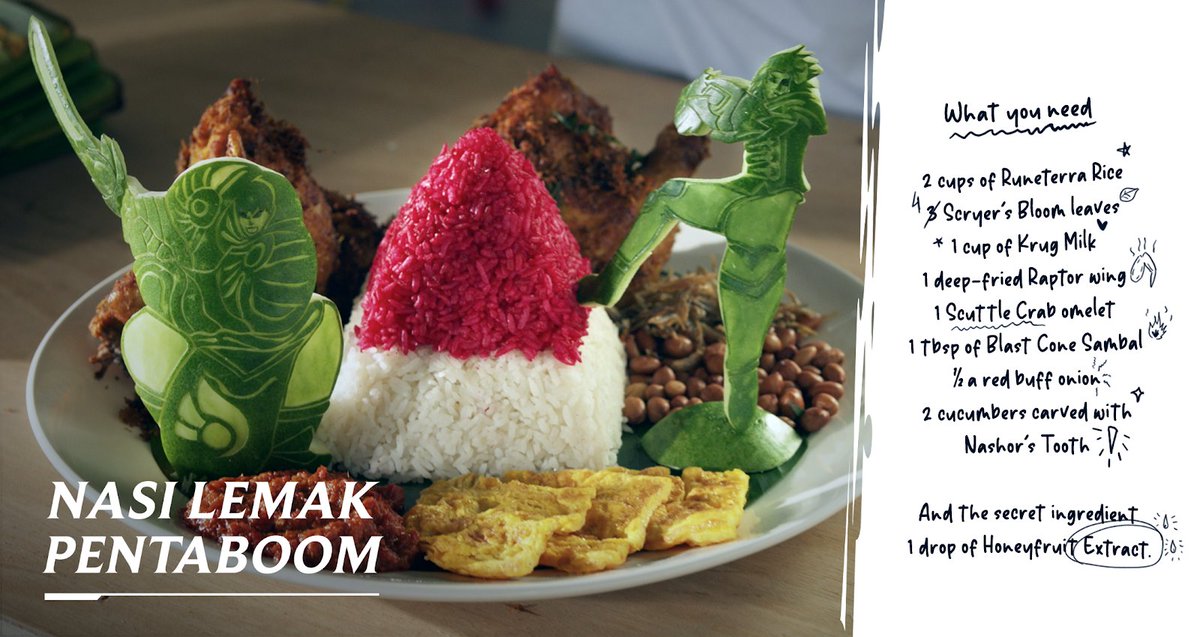 iamnelsonwoon's tweet photo. Hungry for some spicy Nasi Lemak #PENTABOOM? Say no more fam. #ReadyWhenYouAre #WildRift
Check out what is #PENTABOOM: https://t.co/ots9nqgRx1 https://t.co/HOe4U159Bp