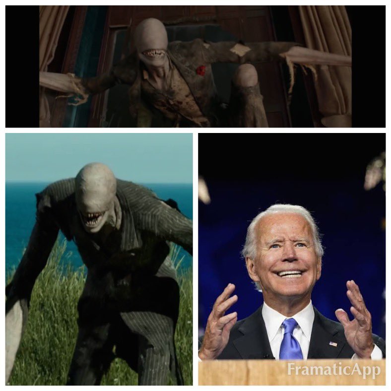 Moudy82's tweet photo. I can’t un-see this! #biden the #hallowgast ! 👻 https://t.co/FtE2aNQMta