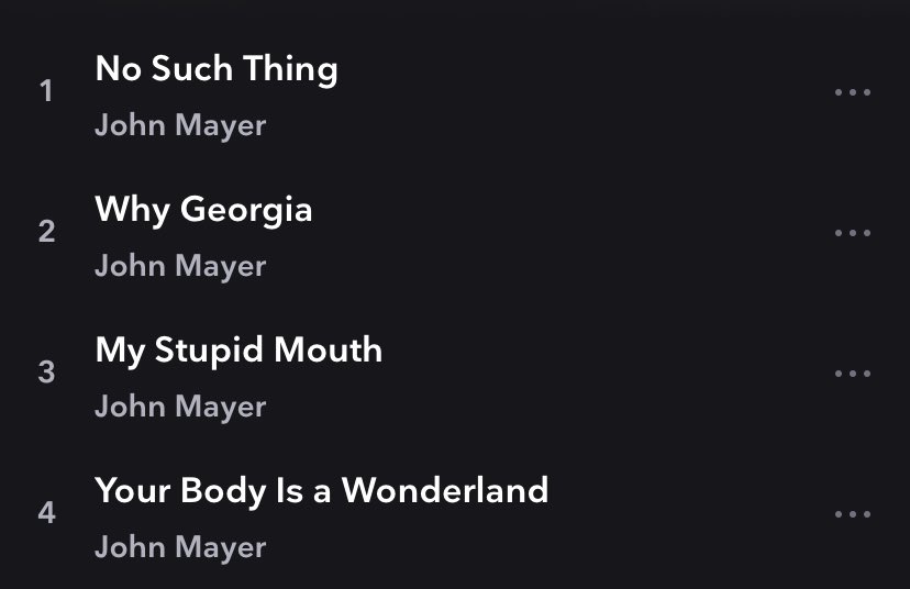 You had your friend download John Mayer’s “Room For Squares” to impress a cute girl and play “Your Body Is A Wonderland” ... but you stayed around for the first four tracks of the album.