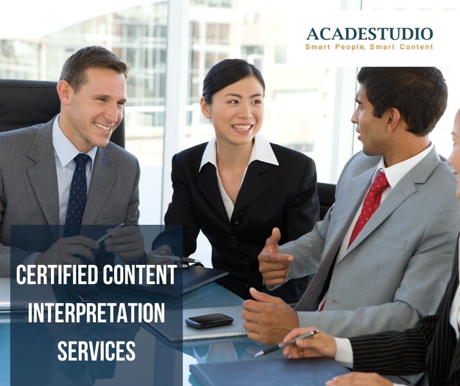 AcadeStudio's tweet photo. We at #Acadestudio provides effective #ContentInterpretationServices to our clients. With the help of such esteemed services, business clients can now achieve effective communication. https://t.co/hGcHEMBAd3 #contentinterpretation #professionalservices #languageinterpretation https://t.co/KFpPuOK9oM