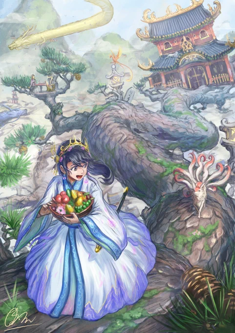#絵柄が好みって人がいればいいなぁ
ファンタジー系のイラストを主に描いております。 