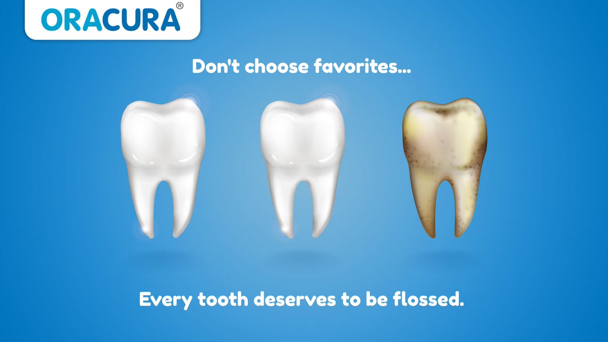 ORACURA's tweet photo. Flossing helps remove the food stuck between teeth. Thus, it helps prevent gum diseases, plaque & tartar build-up.
#ORACURA #dentalcare #oralhygiene #oralhealth #flossing #benefits #tooth #gumdiseases #dentalfloss #toothfacts #healthyteeth #flossdaily https://t.co/UWNBl9PtOW