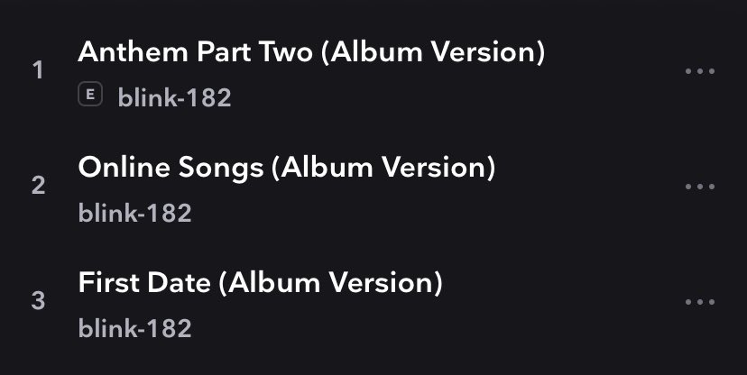 I wanna circle back to Blink, because autumn is that time of year when I fall into listening to more from this genre.