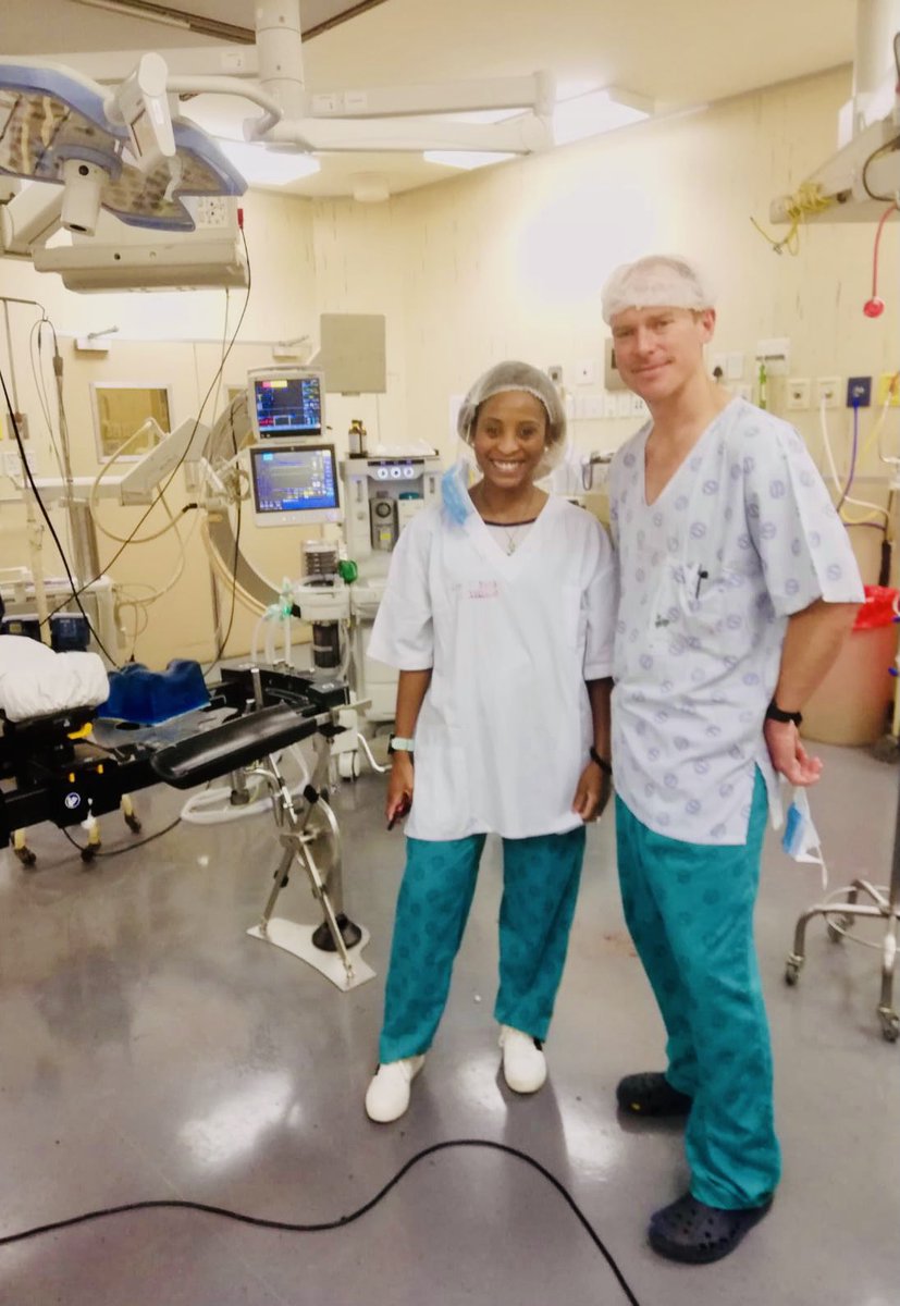 CarolinePule's tweet photo. THE PASSION TO SAVE LIVES!🧑‍⚕️👩‍🔬Global surgery journey (medical scientist joins medical doctors). Yesterday got the privilege to shadow Dr Rowan (thank you) in one of their orthopedic surgery. It was so mind-blowing to observe &amp; understand the power of medicine. Such a Blessing🙏😇 https://t.co/vXxwL62Pmf