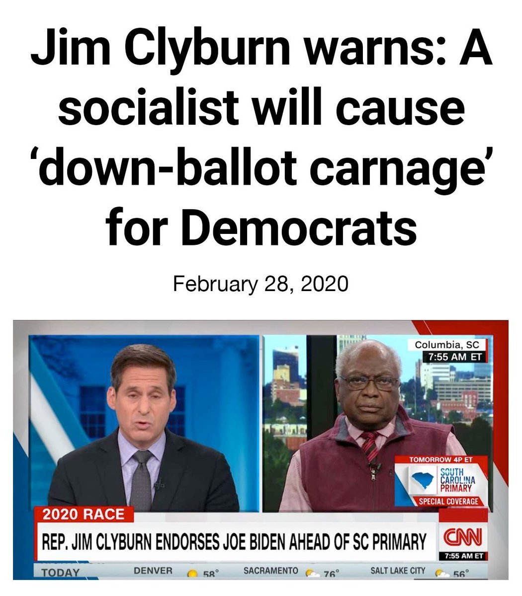 briebriejoy's tweet photo. Will we get an apology for misdirecting Black voters toward Biden, who was, in fact, "down-ballot carnage" for Democrats?

A story in four acts. https://t.co/EMoOshpkuG