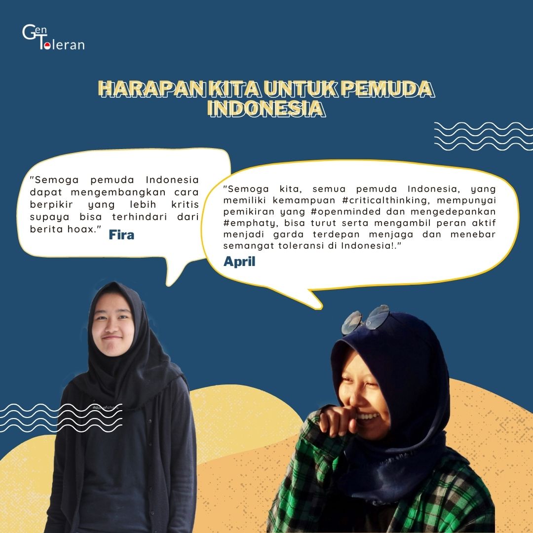 Gen_Toleran's tweet photo. Dalam moment Hari Sumpah Pemuda ini, kami yakin akan banyak lahir pemuda-pemudi lainnya yang akan berjuang bersama-sama untuk menjadi #PejuangToleransi di negeri ini!

Keluarga GenToleran
Indonesia https://t.co/EQKmpUOUrq