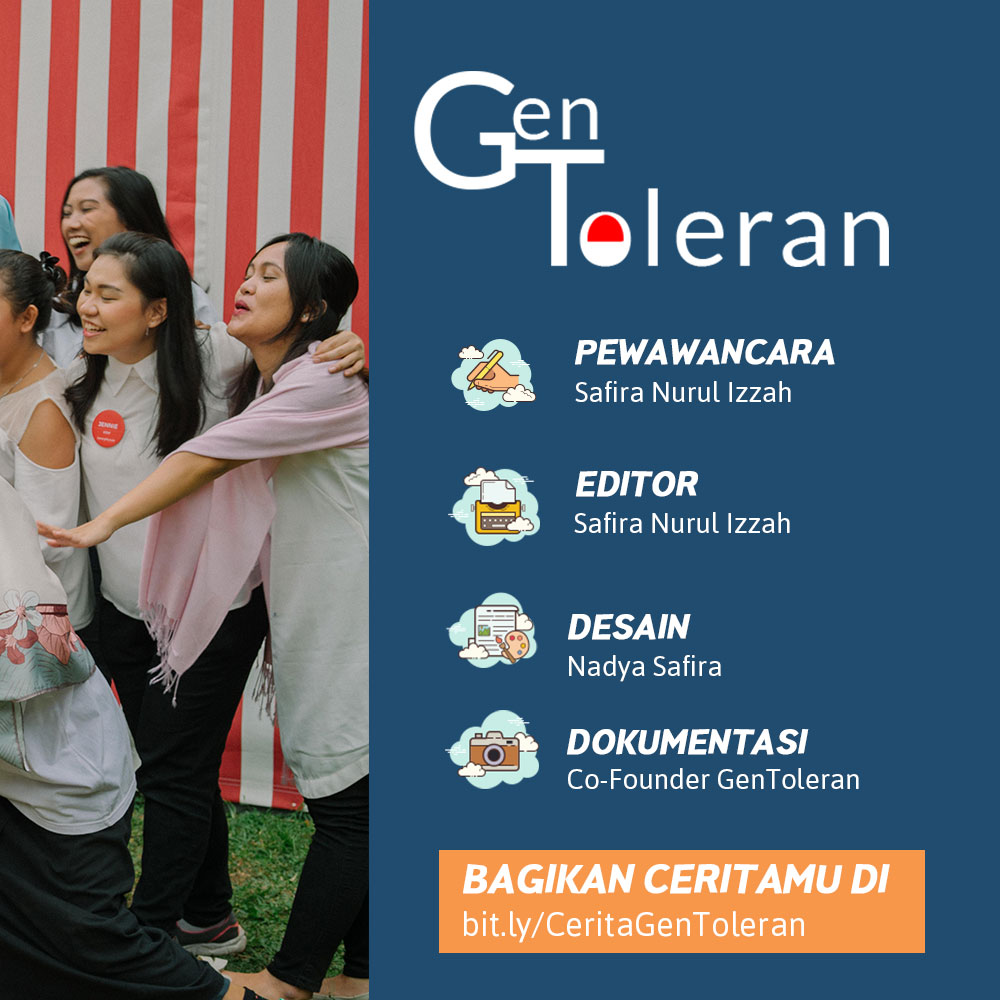 Gen_Toleran's tweet photo. Yuk bagikan #CeritaBaik milikmu, dan jadikan Indonesia lebih kaya akan toleransi!

GenToleran,
Menebar Semangat Toleransi! https://t.co/tlwfGXZLx2