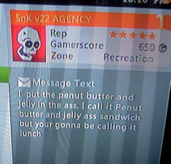 TheActMan_YT's tweet photo. Xbox 360 chat was wild https://t.co/a2RUiV8o0q