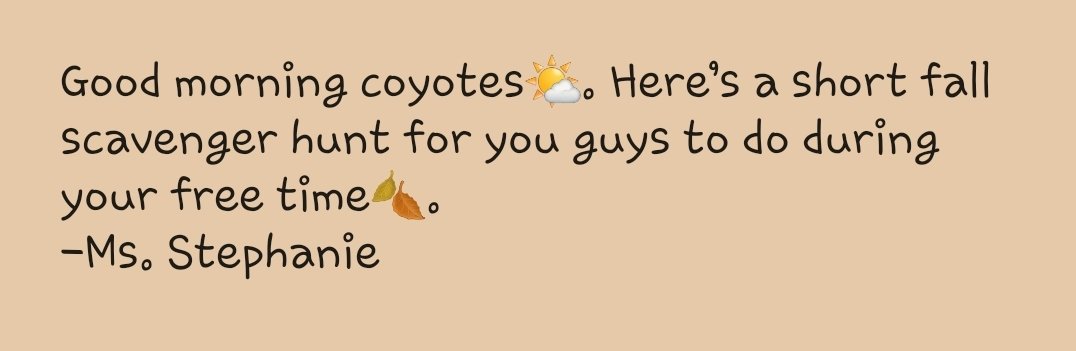 CambridgeASP's tweet photo. If you're making those binoculars that Ms. Jessy shared, you can use them for Ms. Stephanie's scavenger hunt! πΏππ #2020DistanceLearning #VirtualProgram https://t.co/kbl4fnNzpr