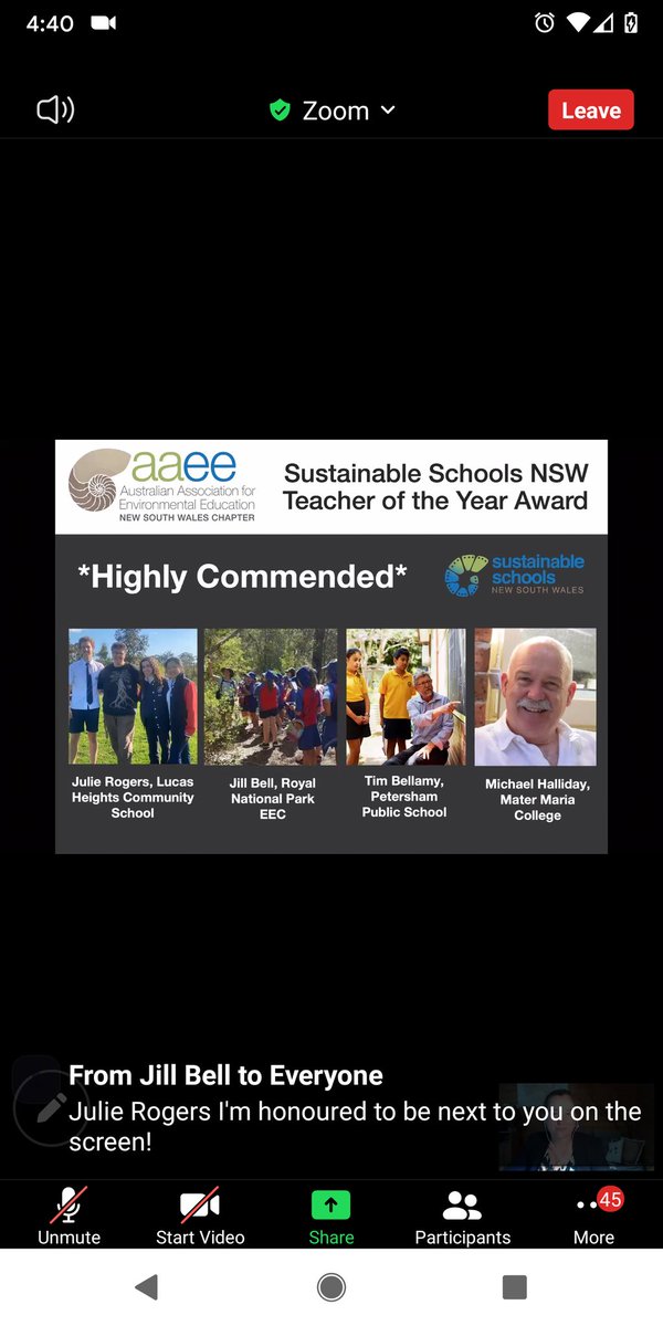 An incredible, well deserved achievement for Mr Tim Bellamy - Highly Commended in the Sustainable Schools NSW Teacher of the Year Award <a href="/virginiaPacey/">virginia pacey</a>