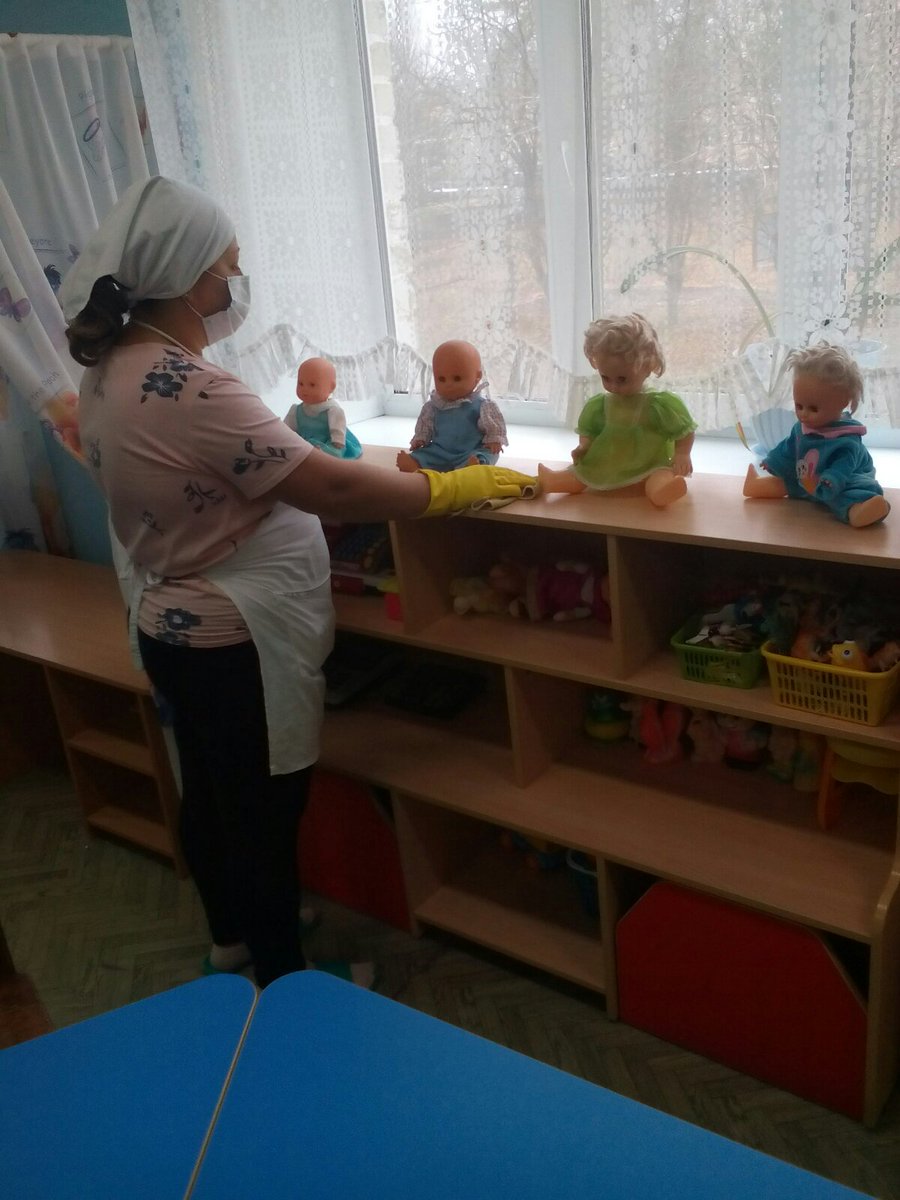 zOLfJiX7MlH8Lcr's tweet photo. В Чубовском ДОУ в целях предупреждения распространения коронавирусных и других  инфекций продолжаются проводиться различные профилактические мероприятия https://t.co/q8zor7iGr8