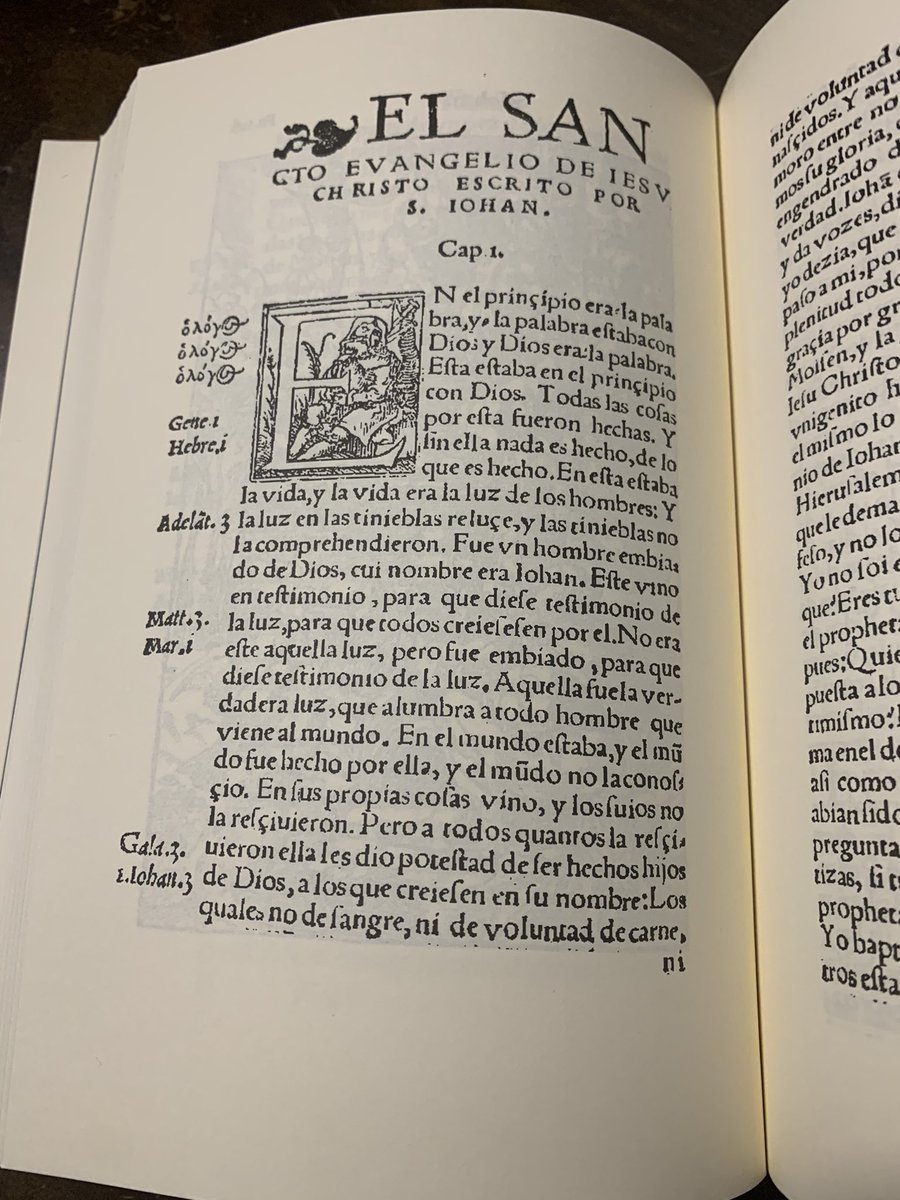 ProdEditorial's tweet photo. Hoy ha llegado de imprenta el último proyecto que hemos hecho para la @sdadbiblica Un fascimil del Nuevo Testamento De Francisco de Enzinas, publicado en Amberes en 1543. Un trabajo único del que nos sentimos muy orgulloso de nuestro equipo. https://t.co/PHGNbsmn5y