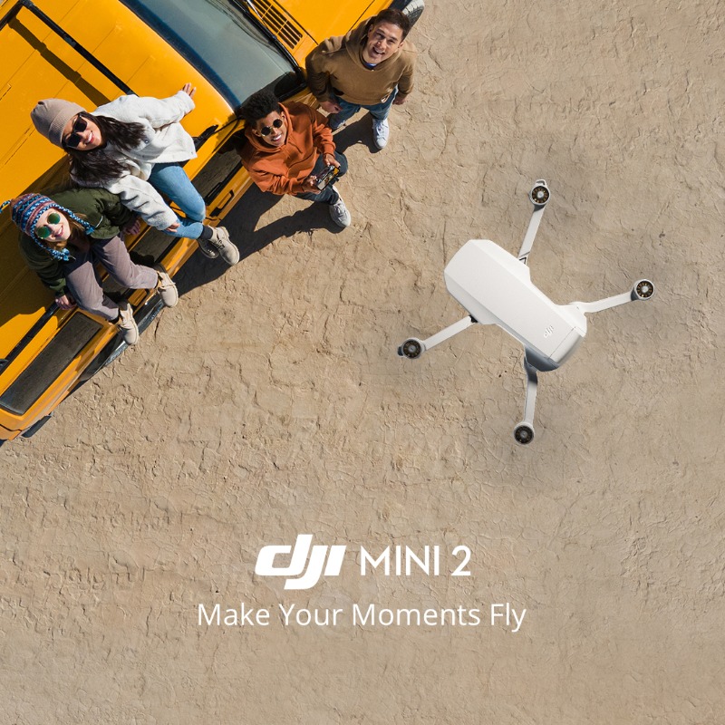 DJIGlobal's tweet photo. Meet DJI Mini 2.

With a 4K camera and OcuSync 2.0, Mini 2 is the perfect drone to make your moments fly - and yes, it still weighs less than 249 g.

Discover more: https://t.co/r9aQCwwuuB