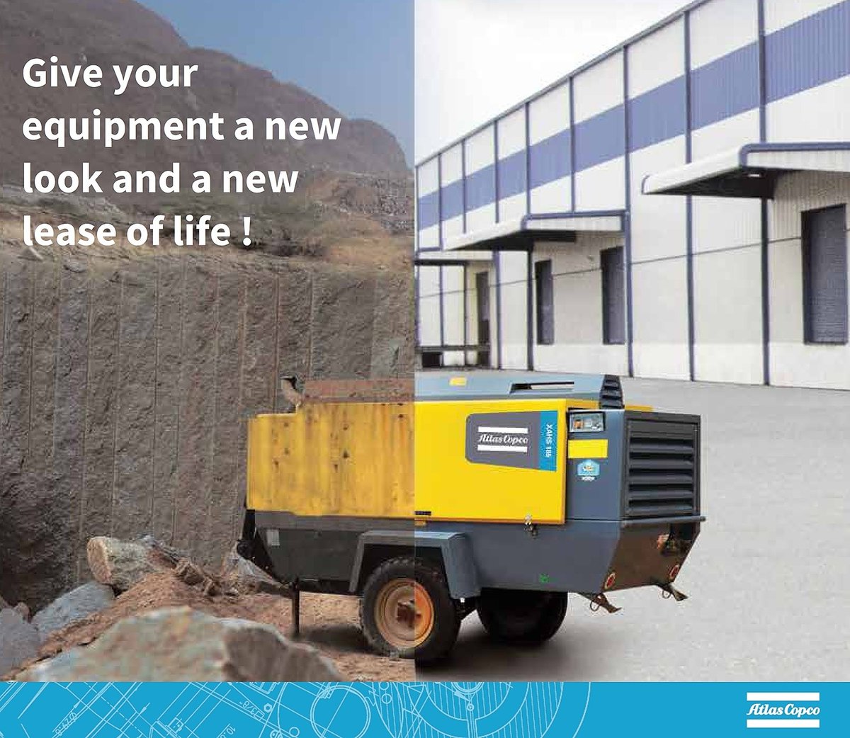 AtlasCopcoIndia's tweet photo. Give your hardworking portable air compressor a makeover and count the benefits of a lifetime ! Catch the latest action in equipment #refurbishment & #element & #engineoverhauling & give your equipment an extended life. #PowerTechniqueService
Know more @ https://t.co/yxwbGxFfTt https://t.co/tnaWM50Uec