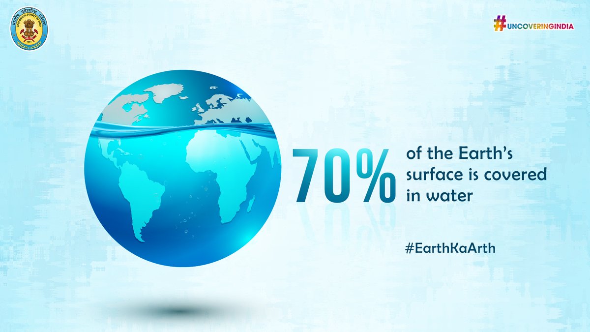 Earth is the only planet in the solar system wherein 70% of its surface ...
