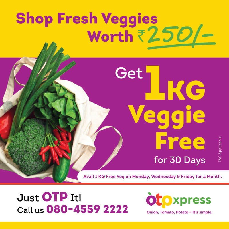 OTP_Xpress's tweet photo. We are now open at Rajajinagar. Join us to celebrate on Thursday, November 5th, 2020 from 7 AM to 10 PM
Visit us at https://t.co/5mOdrqb0DV
Call us at 080-4559-2222 to place the order.
#NewOTPStore,#bangalore,#freshvegetables,#todaysoffer,#Rajajinagar,#freedelivery,#lowestprice https://t.co/H305C7Tn7z