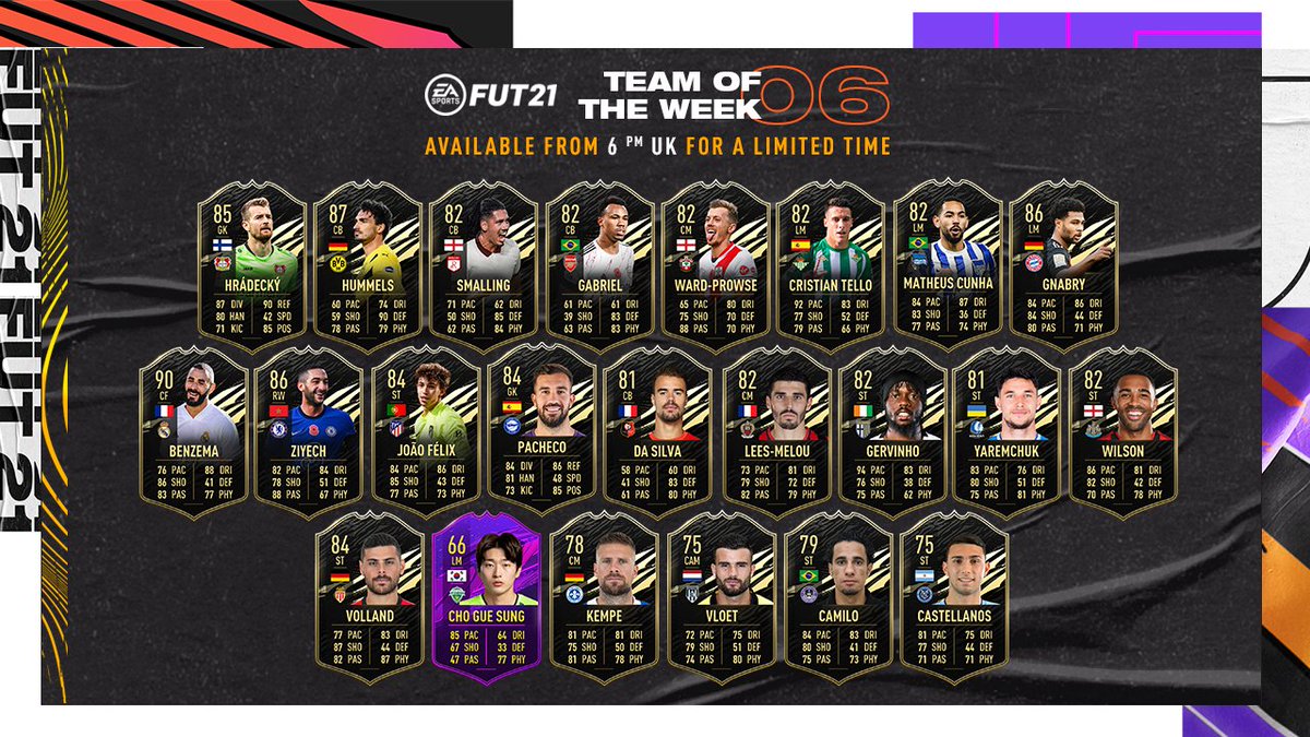 afifacoin2's tweet photo. صباح الخير 🌞 تشكيلة الاسبوع جديدة #FIFA21 

كود الخصم 7% : TOTWOFF ل💰 كوينز فيفا
تاريخ الإنتهاء: 9 نوفمبر

----
https://t.co/srCOtr7prY https://t.co/xGdzXmPM7x