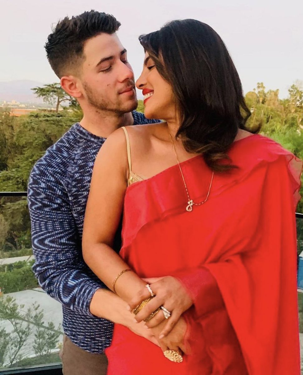 Happy Karva Chauth everyone. Blessed to have my beautiful wife home.