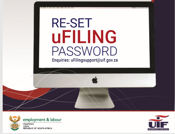 UIFBenefits's tweet photo. Dear clients, please take note of the steps below to re-set your uFiling password - https://t.co/ubDAP3D8am. If your account is LOCKED, please email: ufilingsupport@uif.gov.za. #UIFWorkingForYou https://t.co/Vnmf9lyyba