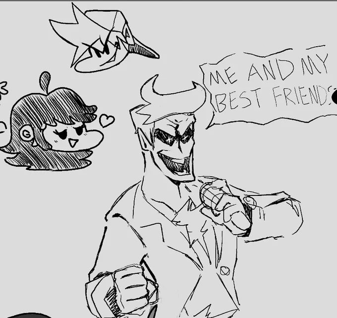 some drawpile doodles with @EiiArt @Chichidoodle 