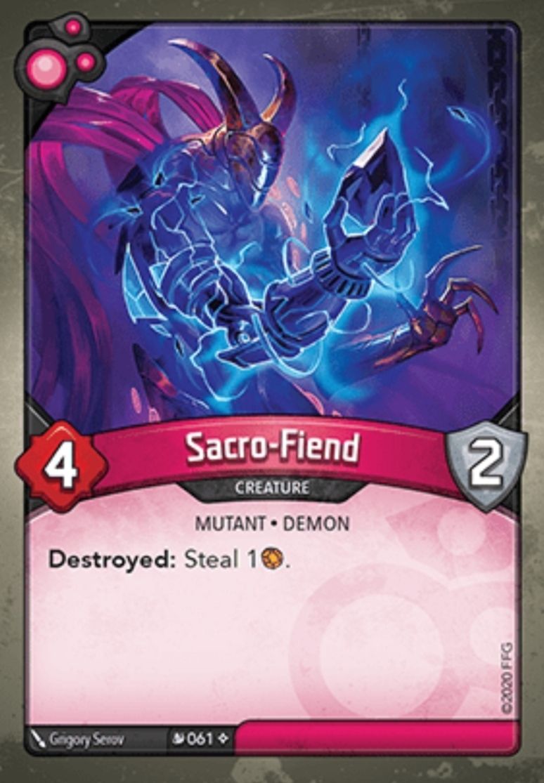 Quyznaro's tweet photo. Buenos días Crisol. Qué opináis de la #CardoftheDay ? A mi hay algo que no me cuadra. Sabríais decirme que es? #Keyforge #Dis #KeyforgeMassMutation @ckmspain @FFGames @FFGames_ES @Asmodee_Spain https://t.co/jDpS5s34ET