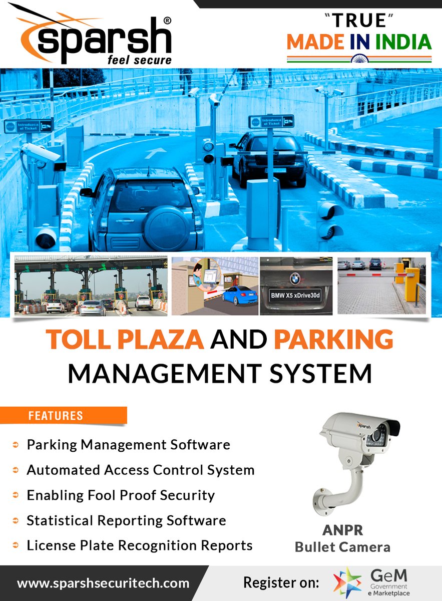 Sparsh_cctv's tweet photo. #SecuritySolutions
#TollPlaza
#parkingmanagement
#parkingsurveillance
#anprsolutions
#RoadSecurity
#आत्मनिर्भर #भारत
#vocalforlocal
#madeinindia
#SwadeshiFirst
#IndiaFirst
#ApnaTimeAaGaya
#Indiakaapnacctv
#FeverDetectionCamera
#Covid19
#SparshCCTV
#MakeinIndia
#security
#indian https://t.co/7j720xogra
