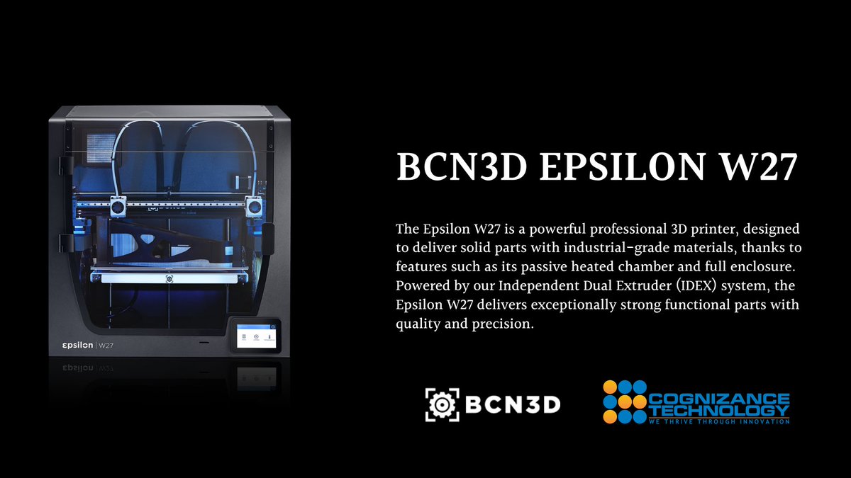 BCN3D EPSILON W27

#3d #3dp #3dprint #3dprints #3dprinting #3dprinter #3dprinters #3dprinted #3dmodel #additivemanufacturing #EpsilonW50 #EpsilonW27 #sigmaxR19 #SigmaD25 #bcn3dtechnologies #barcelona #madeinbarcelona #manufacturing #idex #engineering #technology #prototyping