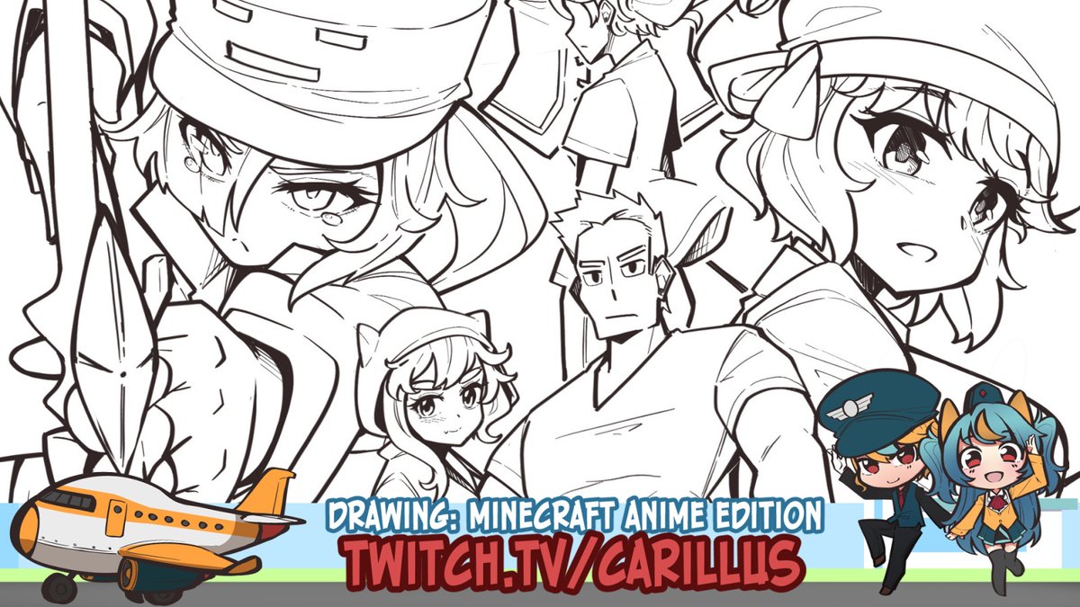 I'm coloring Minecraft: Anime Edition today! https://t.co/ObUTJLYz88 #minecraft