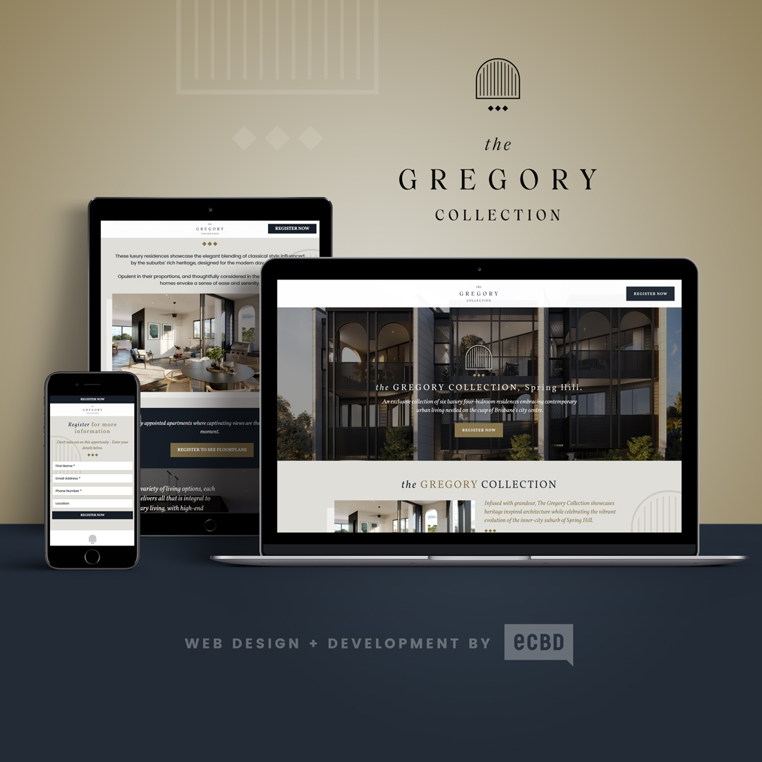 ecbd's tweet photo. The only thing more exciting than a project going live is... Well, we're not sure. Here's our latest creation and wow what a stunner! The Gregory Collection is an exclusive collection of residences located in Spring Hill and wow they are stunning too. https://t.co/oTVqQ7ky0U https://t.co/jhKPxc4xyg