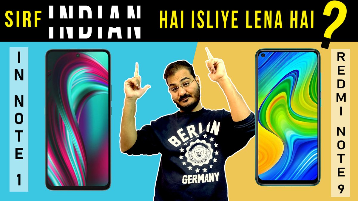 iamhackpundit's tweet photo. INDIAN HAI ISLIYE LENA HAI ?? Micromax IN Note 1 vs Redmi Note 9 | Not Unboxing | Review | Hindi
#micromaxisback #MicromaxInNote1 #hackpundit @Micromax__India @rahulsharma 
Watch here: https://t.co/dK7qmGZXP5 https://t.co/uNTrsbANtU